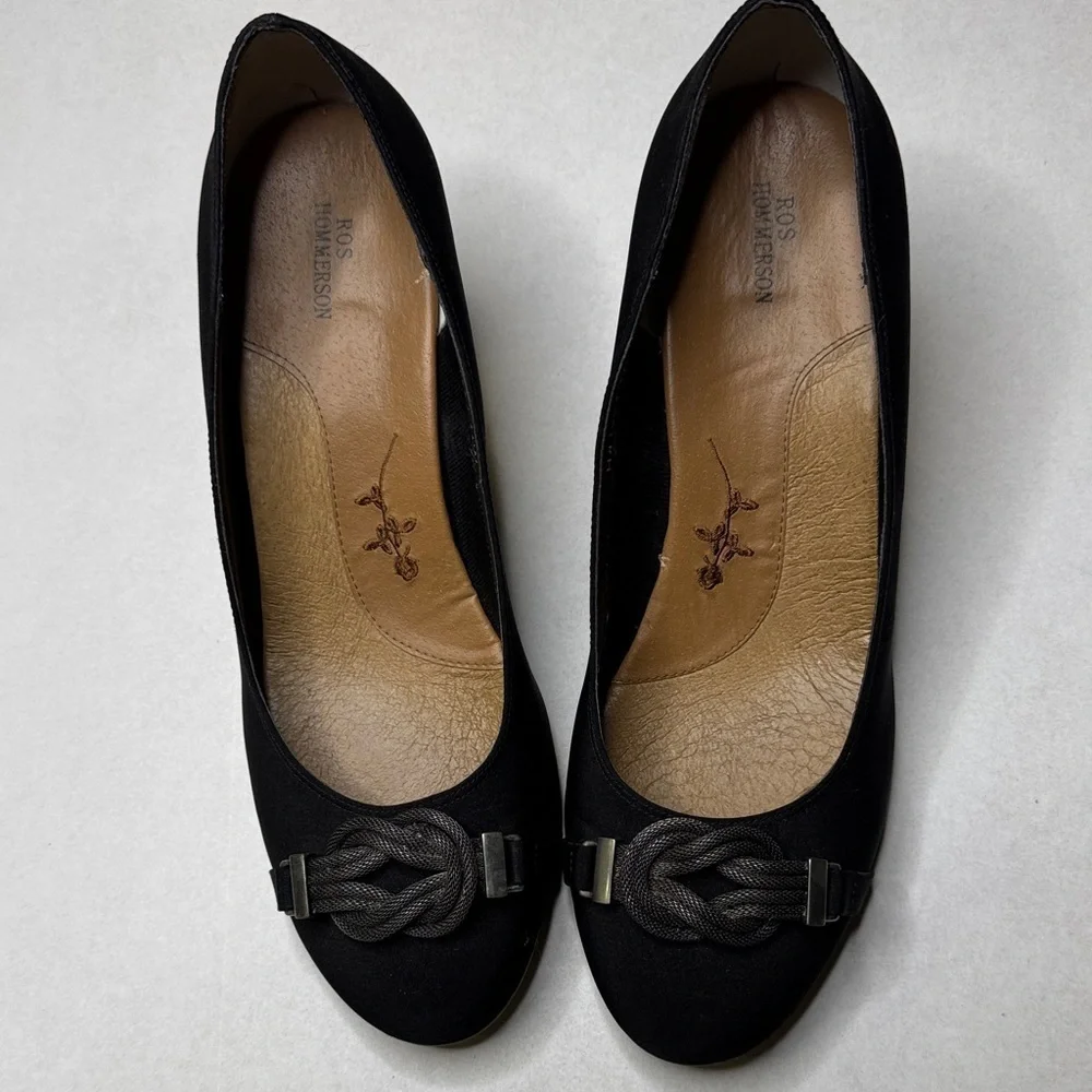 Ros Hommerson black pumps size 11 wide
